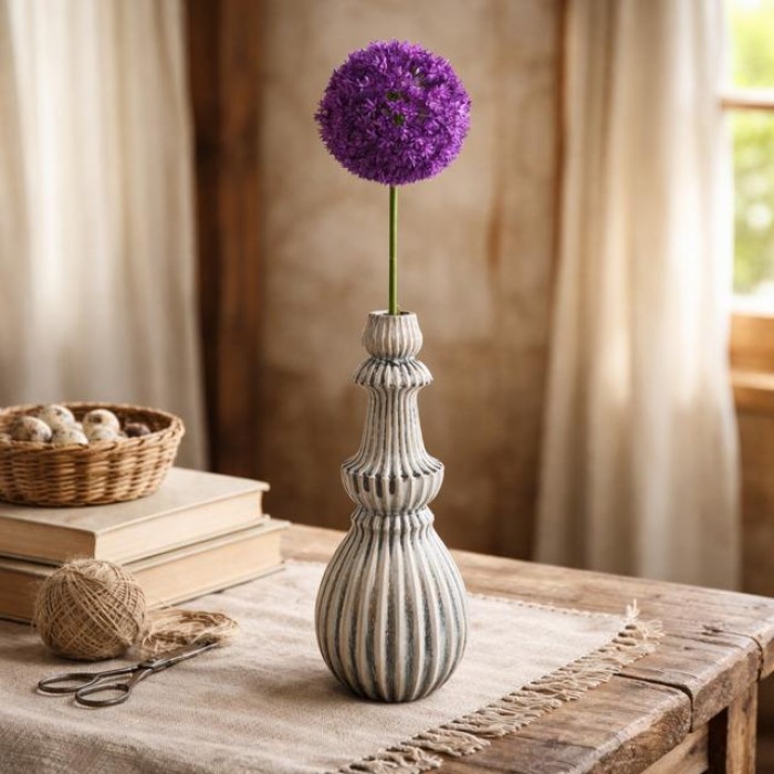 Alium, paars groot.