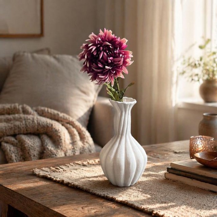 Chrysant oud roze.