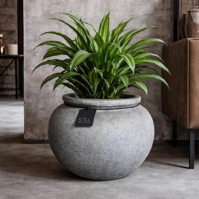 Pot laag S earth.(TIJDELIJK UITVERKOCHT).