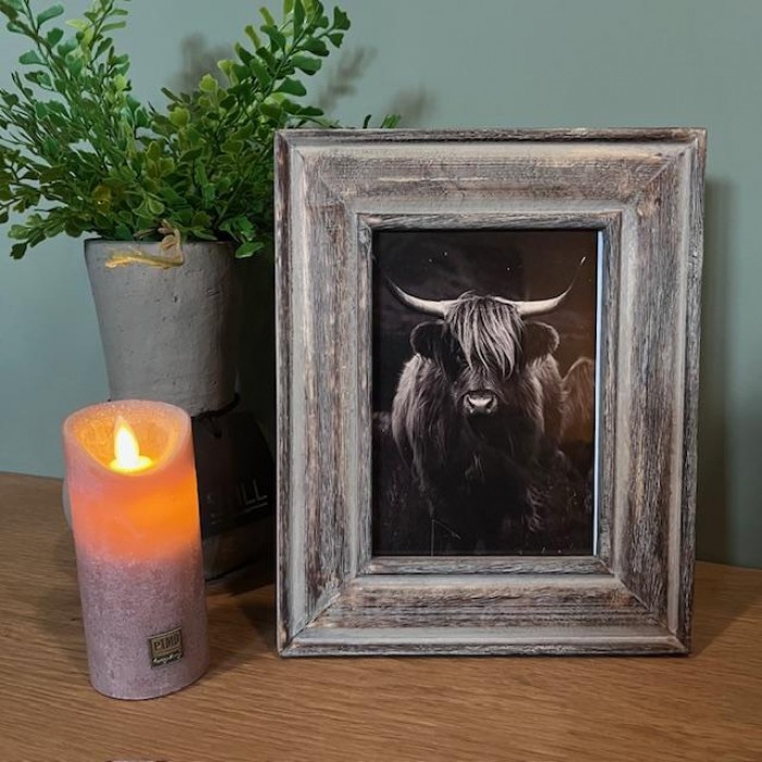 Fotolijst white wash L.