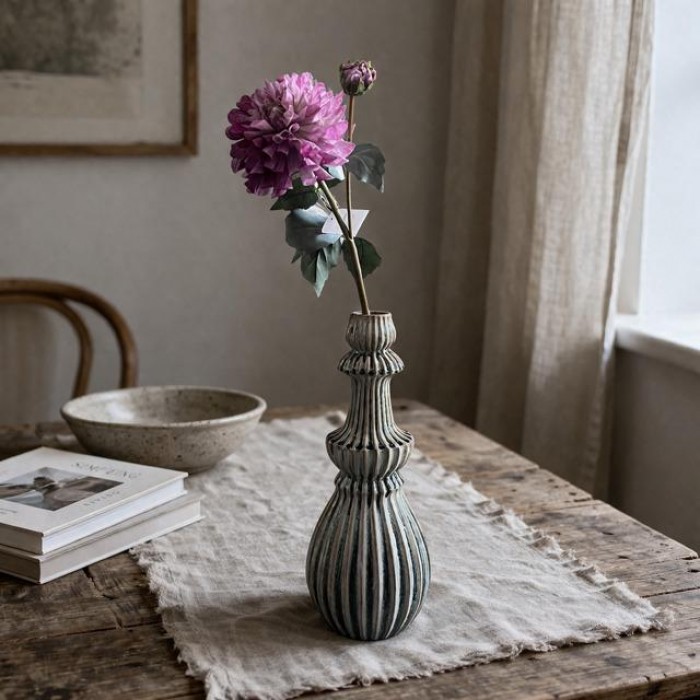 Dahlia klein, paars.
